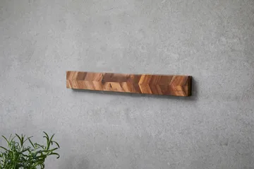 Listón magnético para cuchillos Laguiole by Hâws 40x5x2 cm - Madera de acacia en estilo espiga - Hâws