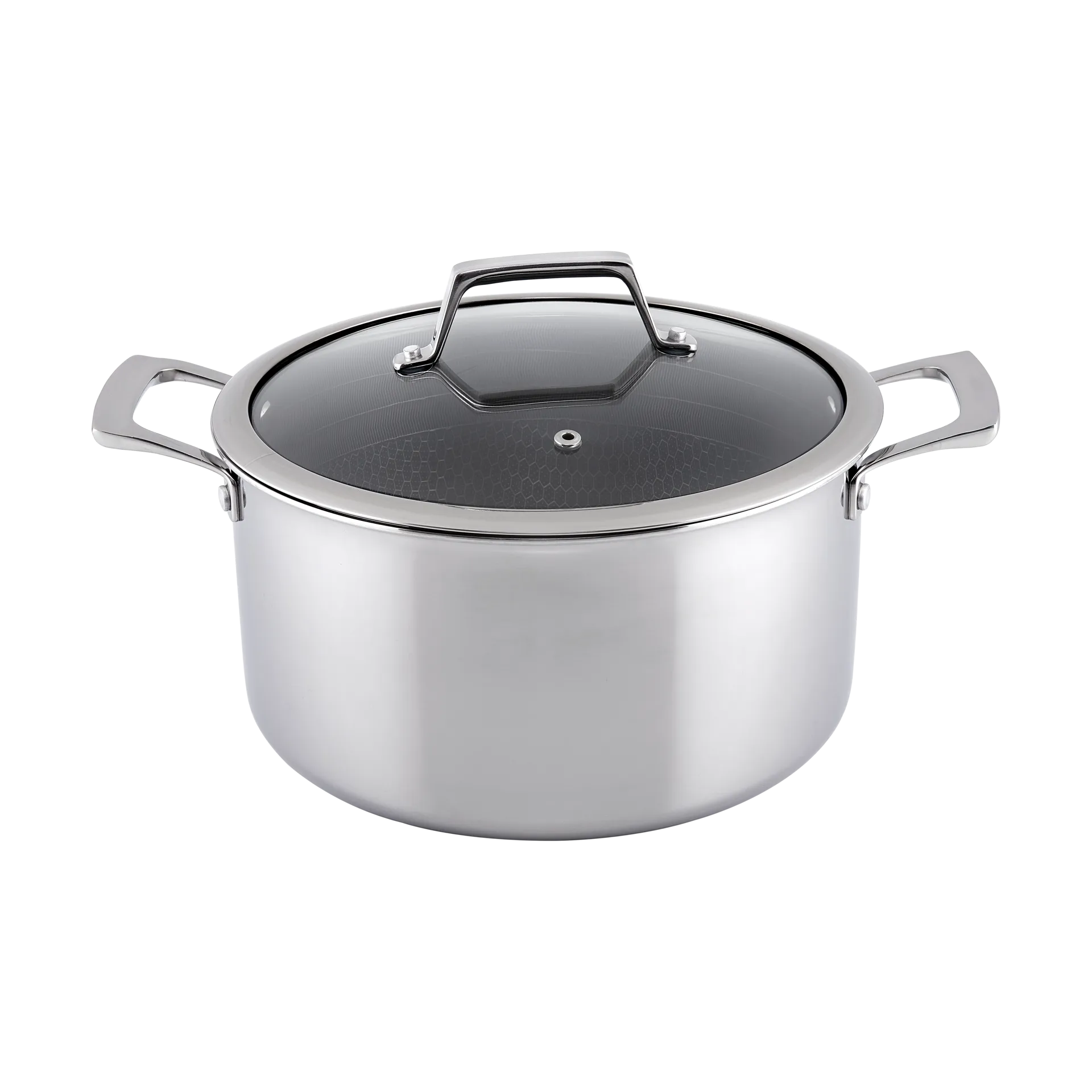 Olla con tapa 5,8 L hybrid coating Hâws Santo, Acero inoxidable Hâws