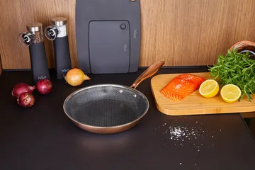 Sartén con recubrimiento hybrid coating Hâws Santo oro rosa - Ø24 cm - Hâws