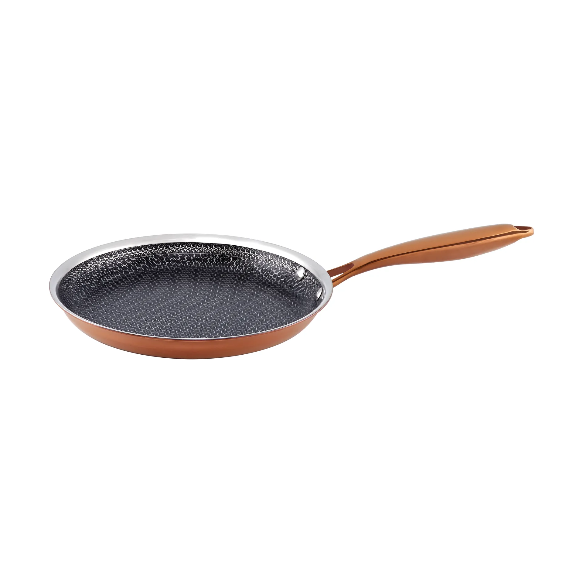 Sartén para pancakes con recubrimiento hybrid coating Hâws Santo Ø24 cm, Oro rosado Hâws