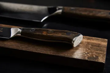 Set de cuchillos de chef y universales Damascus By Hâws, 2 piezas - Wengué - Hâws