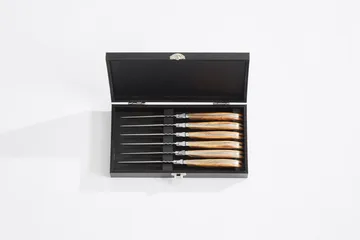 Tenedor para parrilla Laguiole By Hâws, pack de 6 - Oliva - Hâws