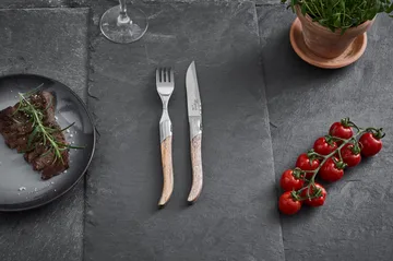 Tenedor para parrilla Laguiole By Hâws, pack de 6 - Roble - Hâws