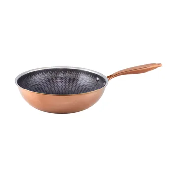 Wok con recubrimiento hybrid coating Hâws Santo Ø28 cm - Oro rosado - Hâws