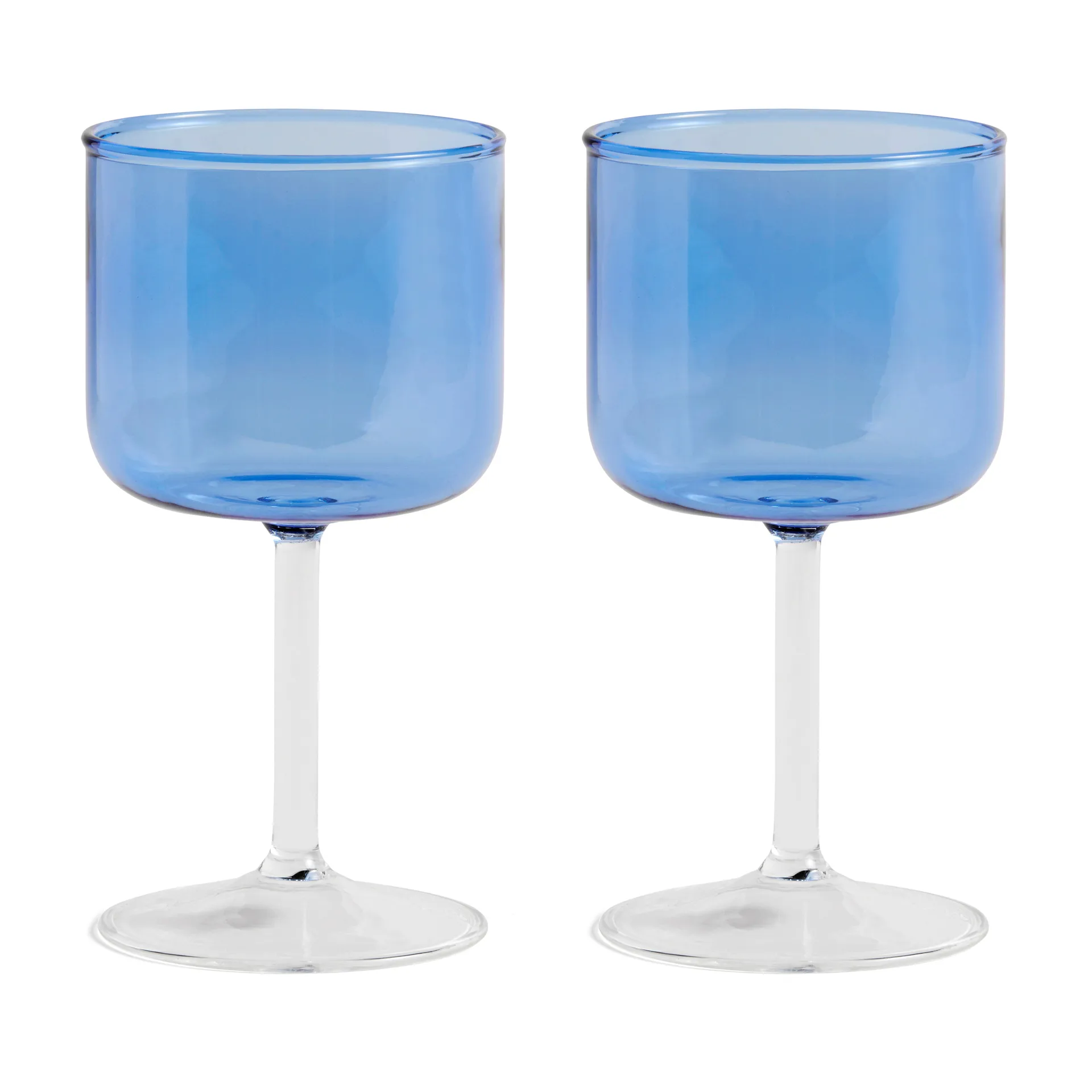 2 Copas de vino Tint 25 cl, azul-transparente HAY