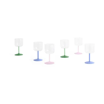 2 Copas de vino Tint 25 cl - transparente - HAY