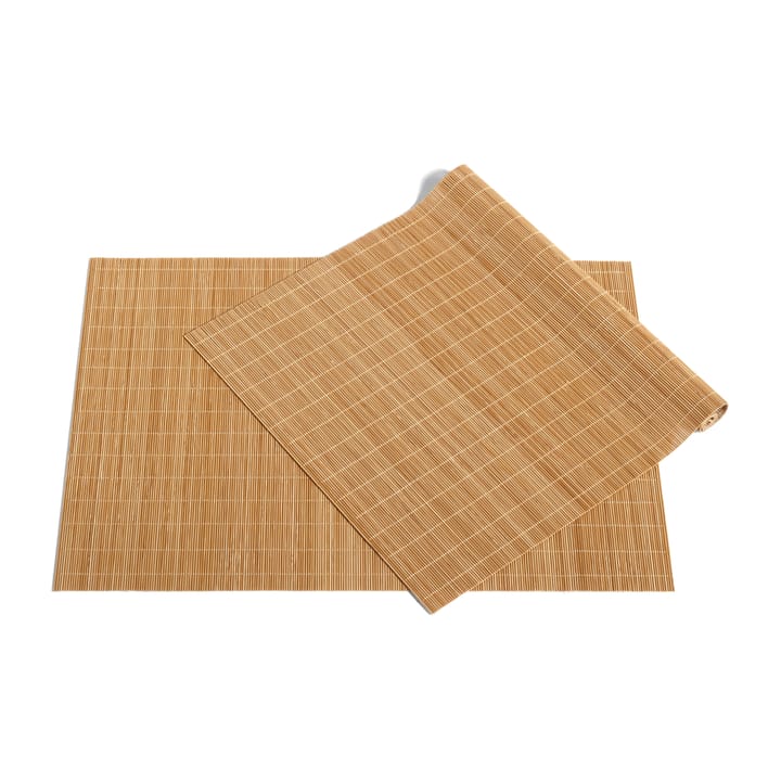 2 Manteles individuales Bamboo 31x44 cm, Color natural HAY