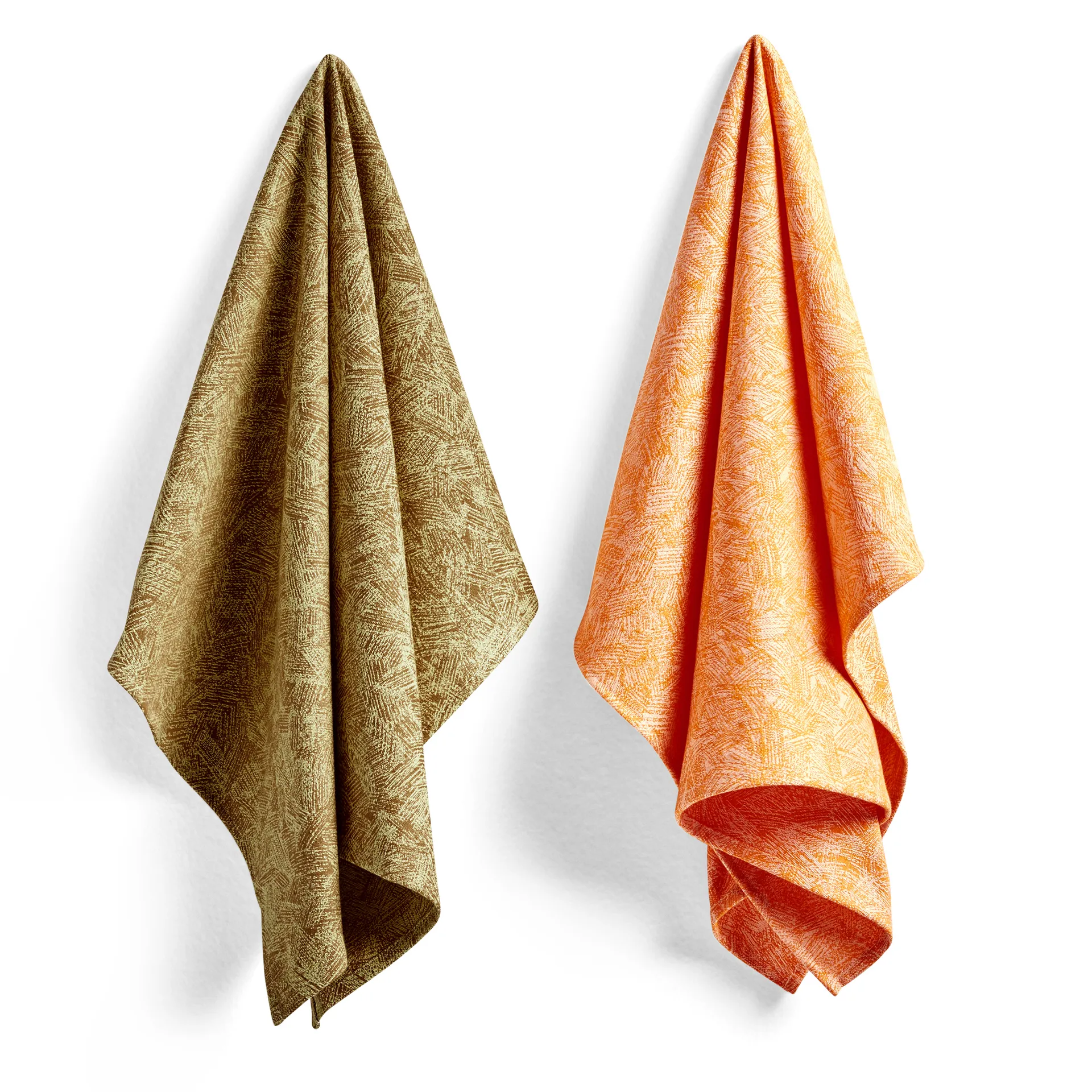 2 Paños de cocina Tea Towel Ballpoint scribble, No 8 HAY