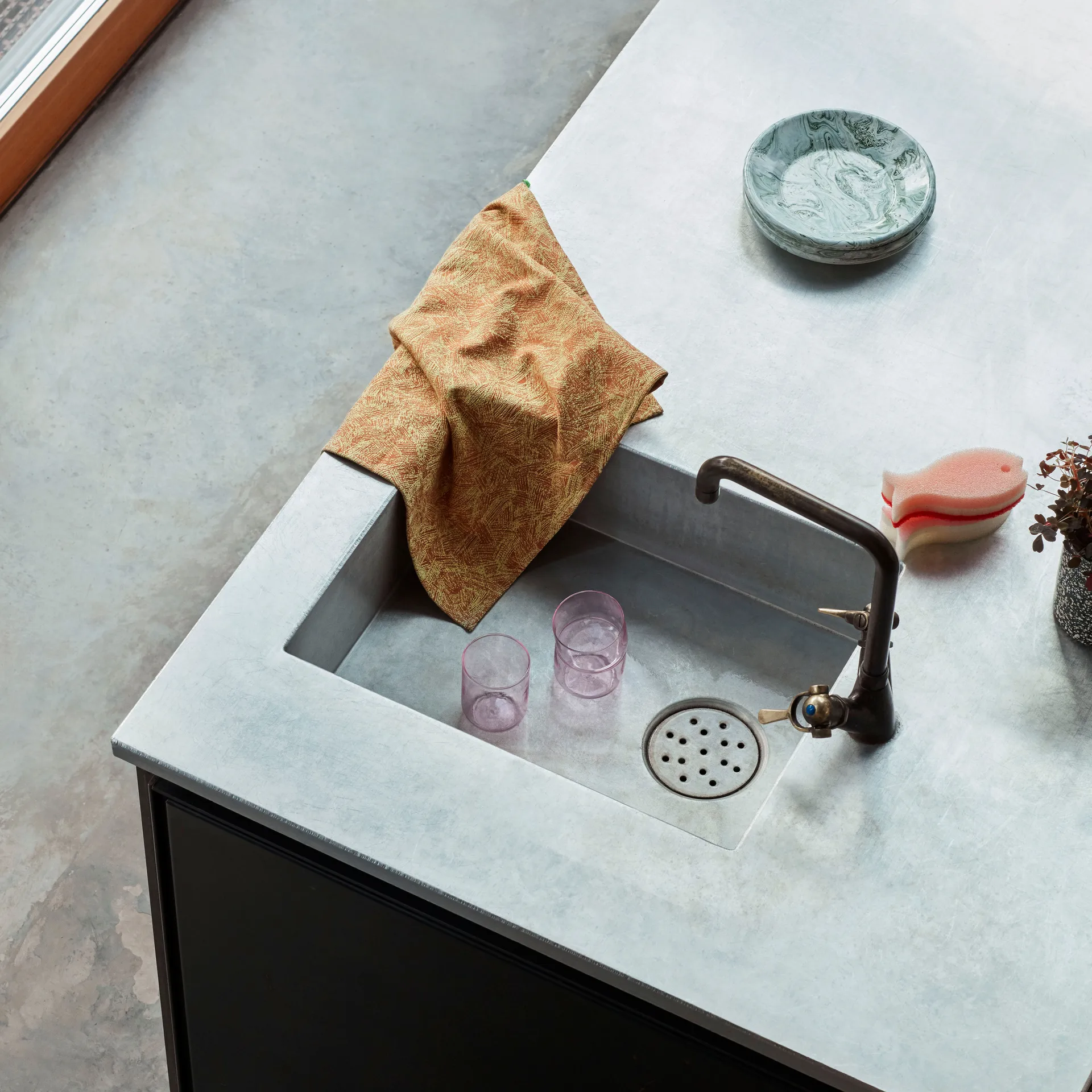 2 Paños de cocina Tea Towel Ballpoint scribble, No 8 HAY