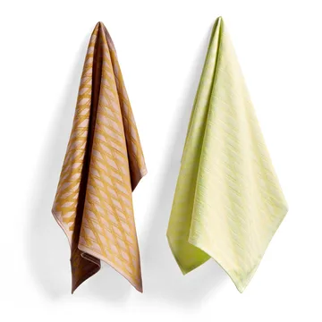 2 Paños de cocina Tea Towel Marker diamond - No 1 - HAY