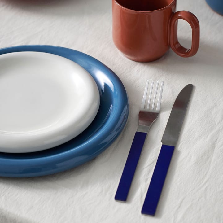 2 Platos Barro Ø24 cm, Dark blue HAY