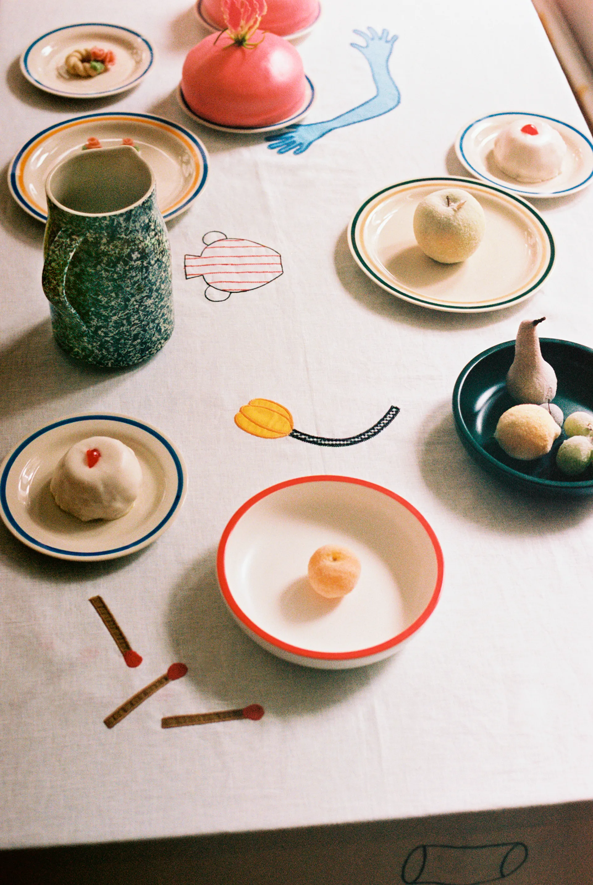 2 Platos Sobremesa Ø18,5 cm, Red HAY