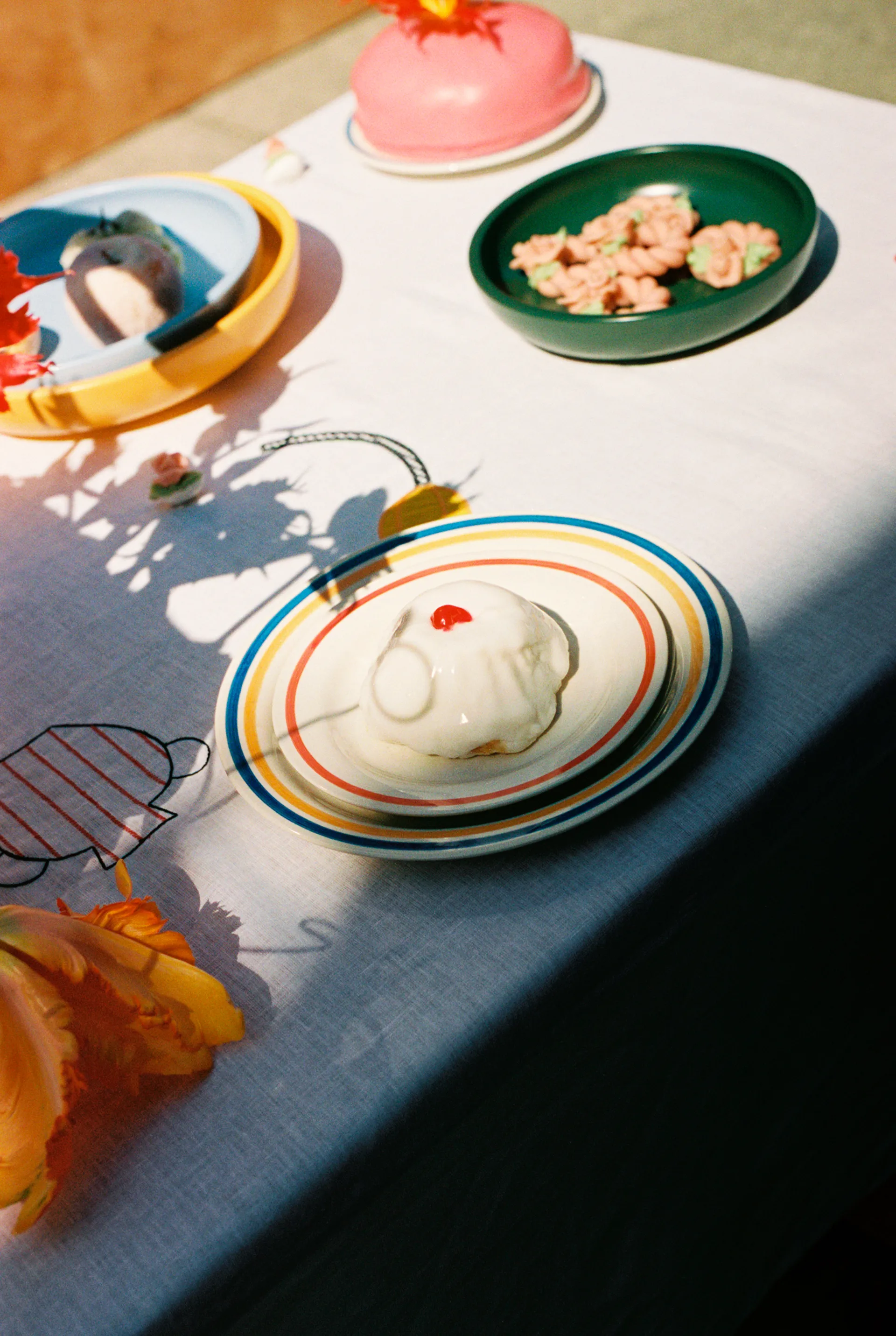 2 Platos Sobremesa Ø18,5 cm, Red HAY