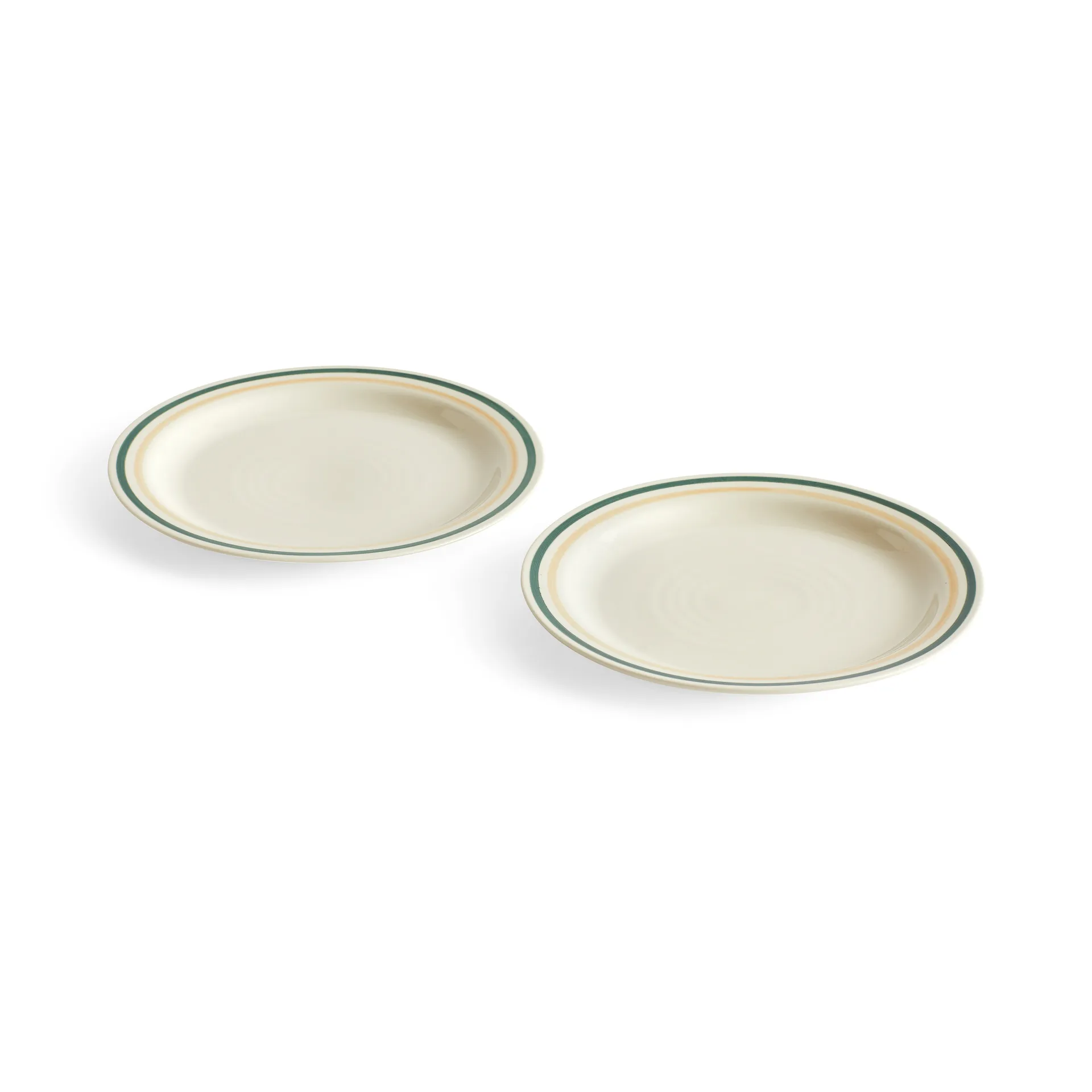 2 Platos Sobremesa Ø24,5 cm, Green-sand HAY