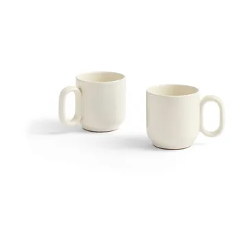 2 Tazas Barro - Blanco roto - HAY