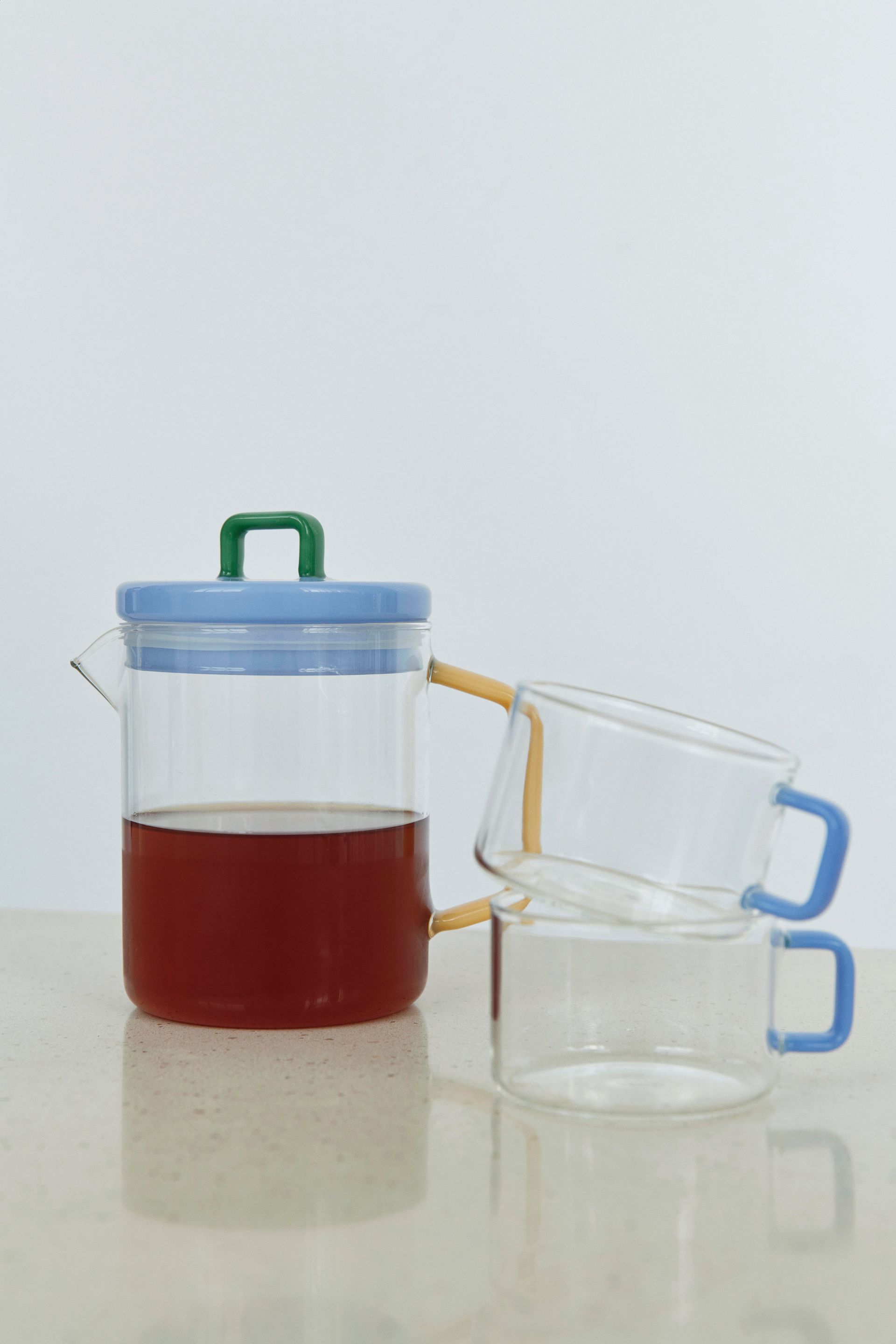 2 Tazas Brew Cup, Jade light blue HAY