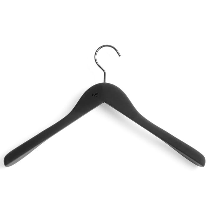 4 Perchas HAY wide, negro HAY