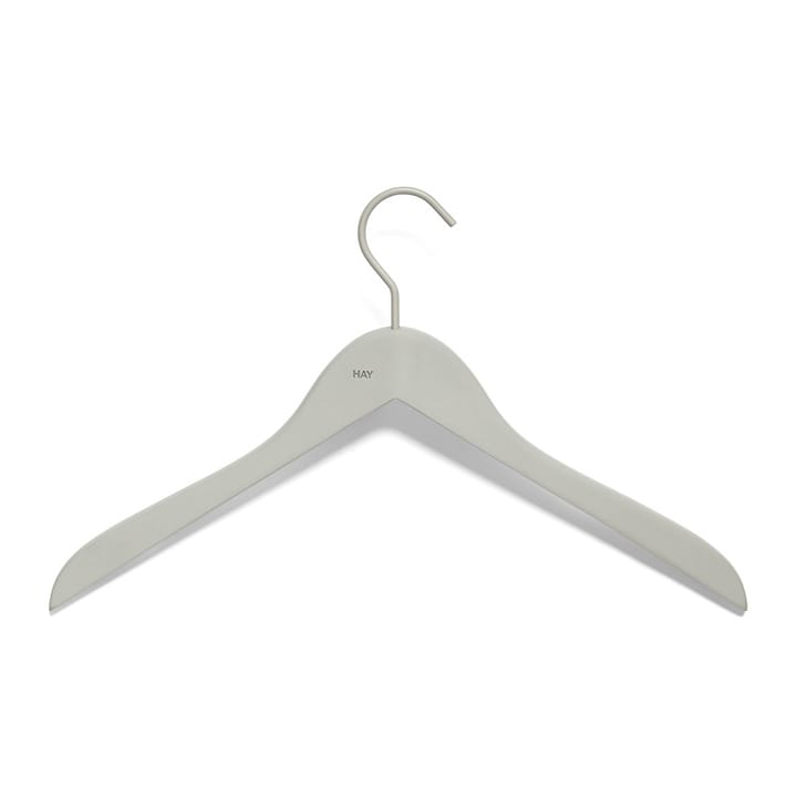 4 Perchas Soft slim, gris HAY