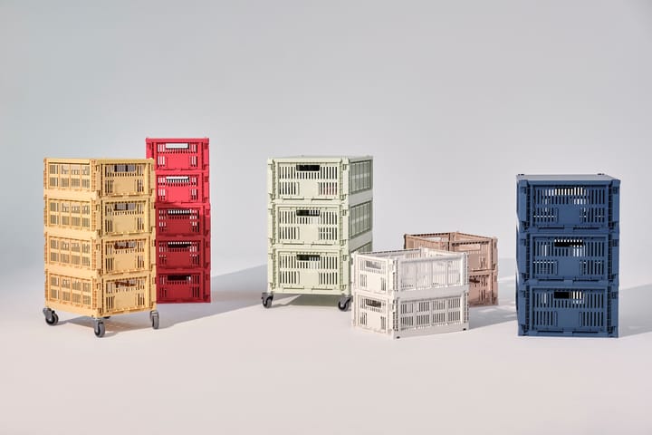 4 Ruedas Colour Crate - Medium - HAY