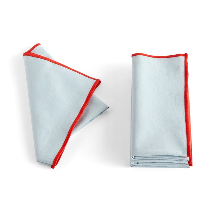 4 Servilletas de tela Outline - Light blue - HAY