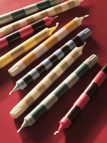 4 velas Stripe - Bright - HAY