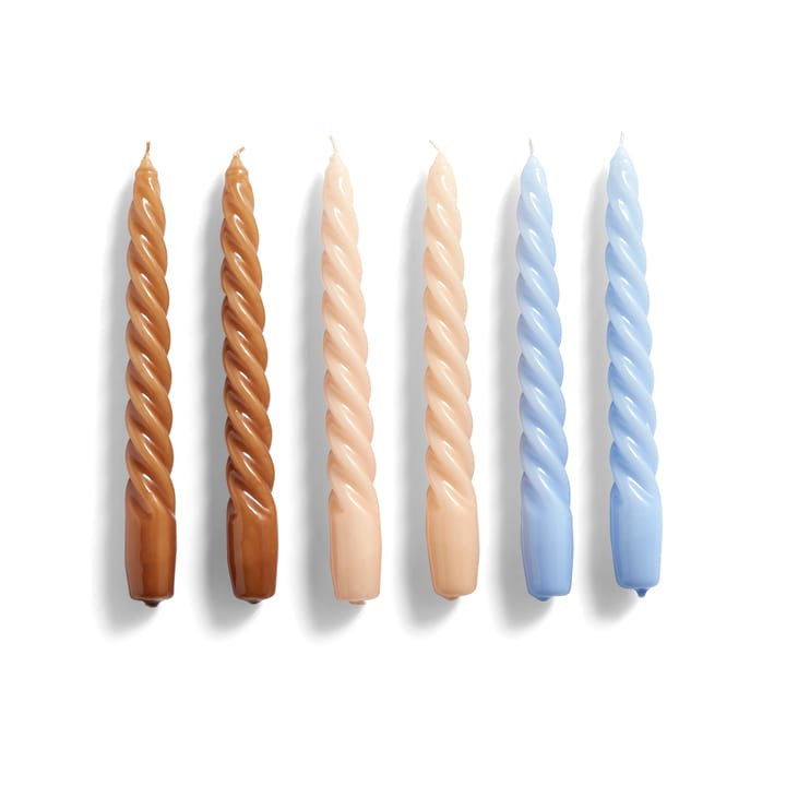 6 Velas Candle Twist, Caramel-peach-lavender HAY