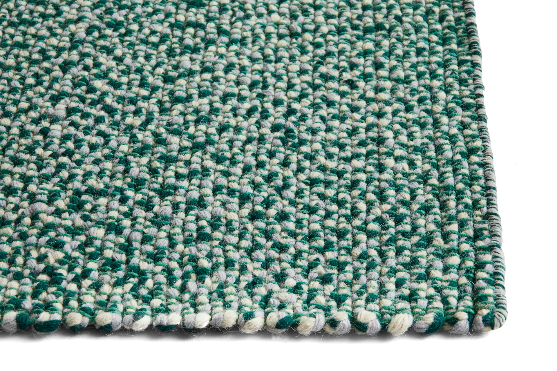 Alfombra Braided 140x200 cm, Green HAY