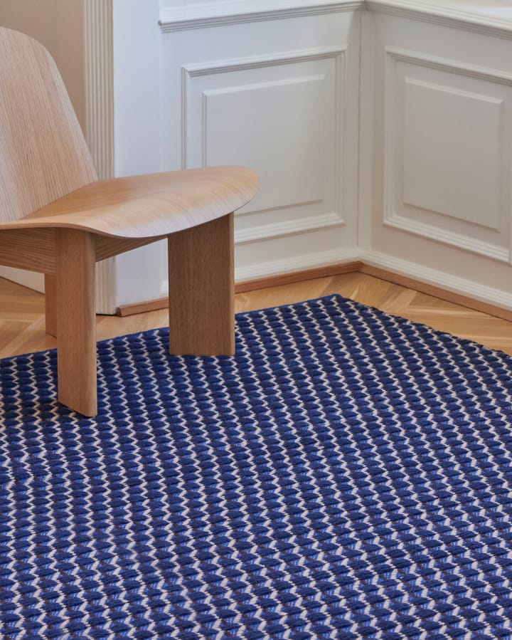 Alfombra Channel, Azul-blanco 140x200 cm HAY