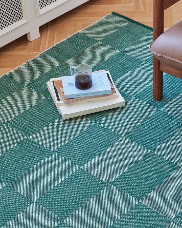 Alfombra Check S, Green 140x200 cm HAY