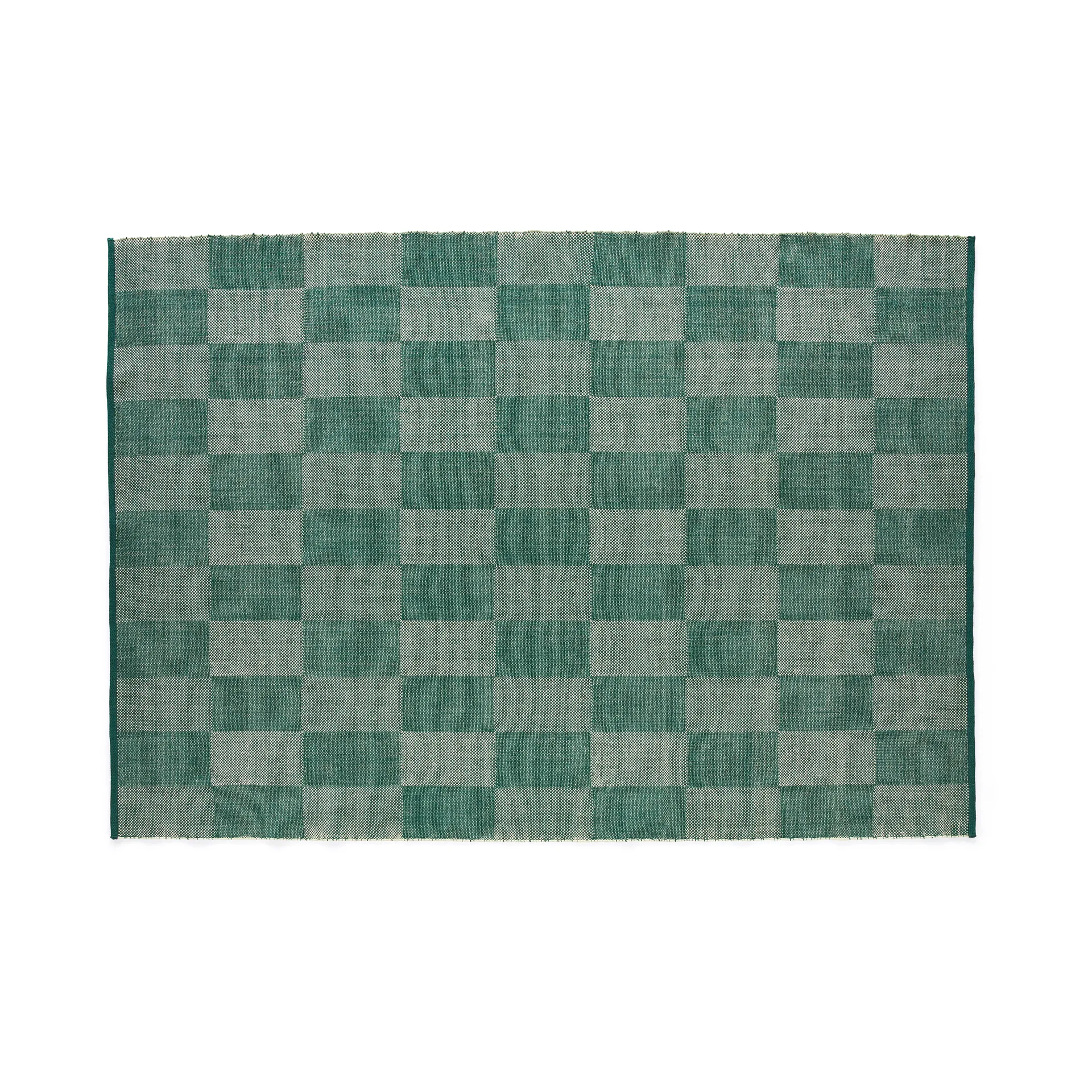 Alfombra Check S, Green 170x240 cm HAY