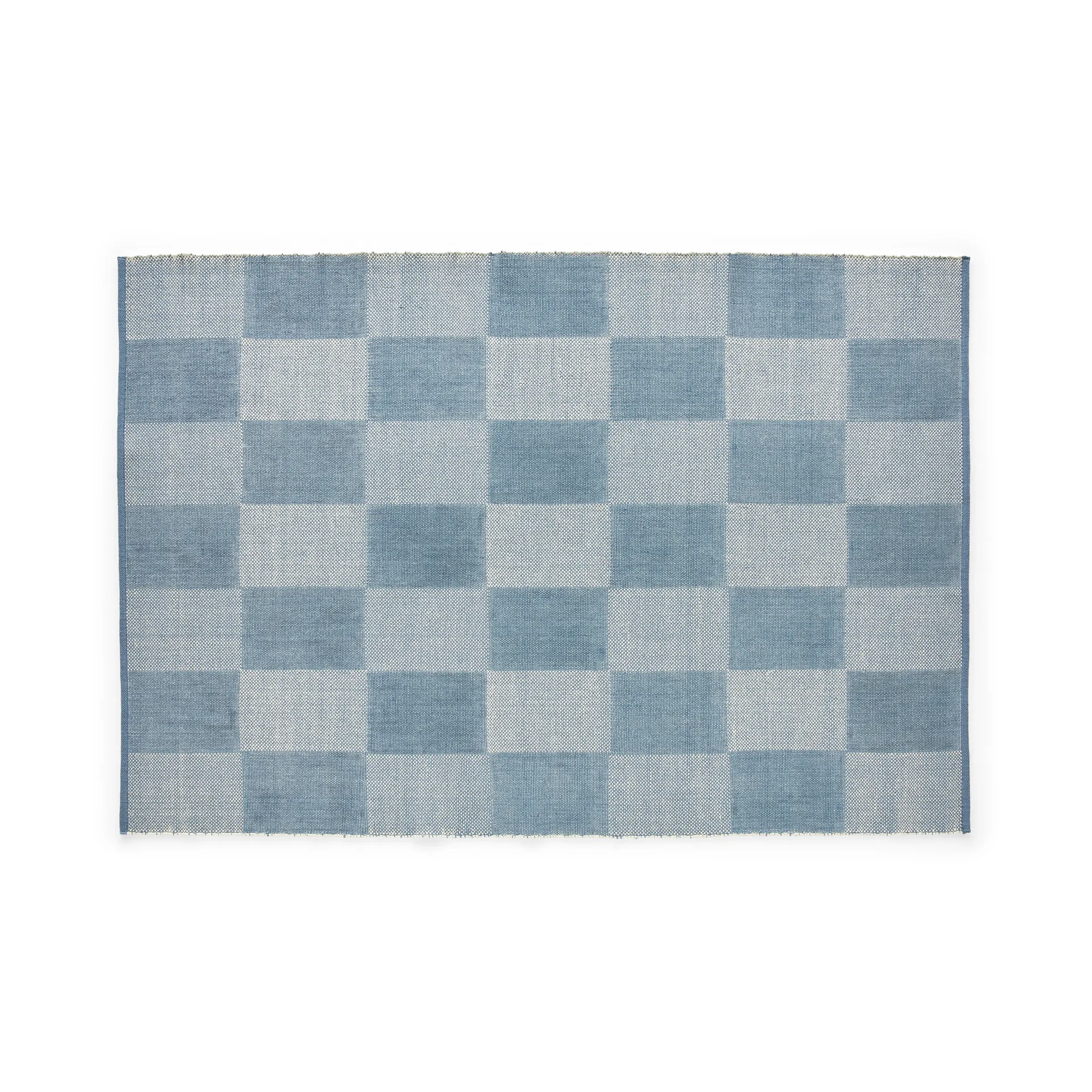 Alfombra Check S, Light blue 140x200 cm HAY