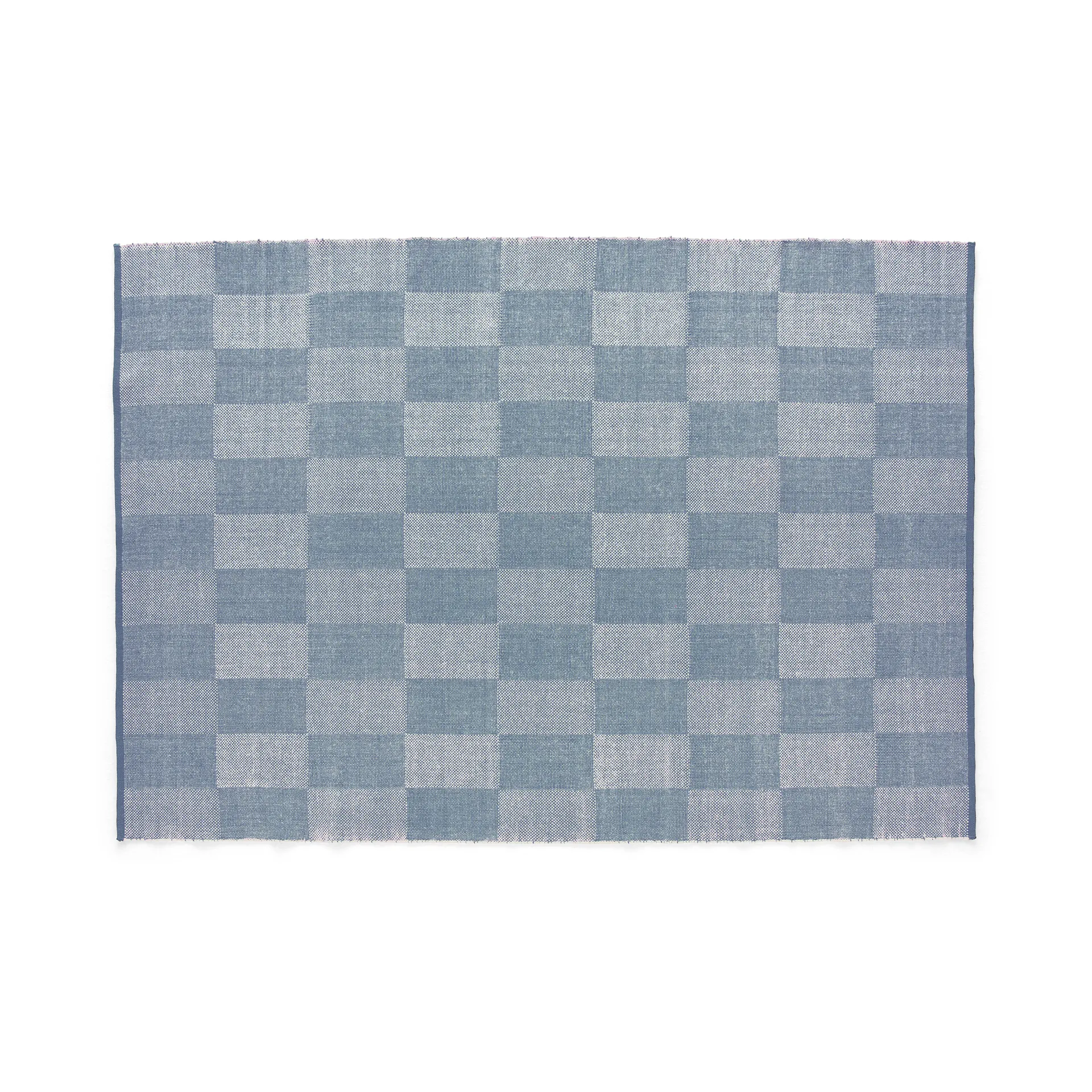 Alfombra Check S, Light blue 170x240 cm HAY