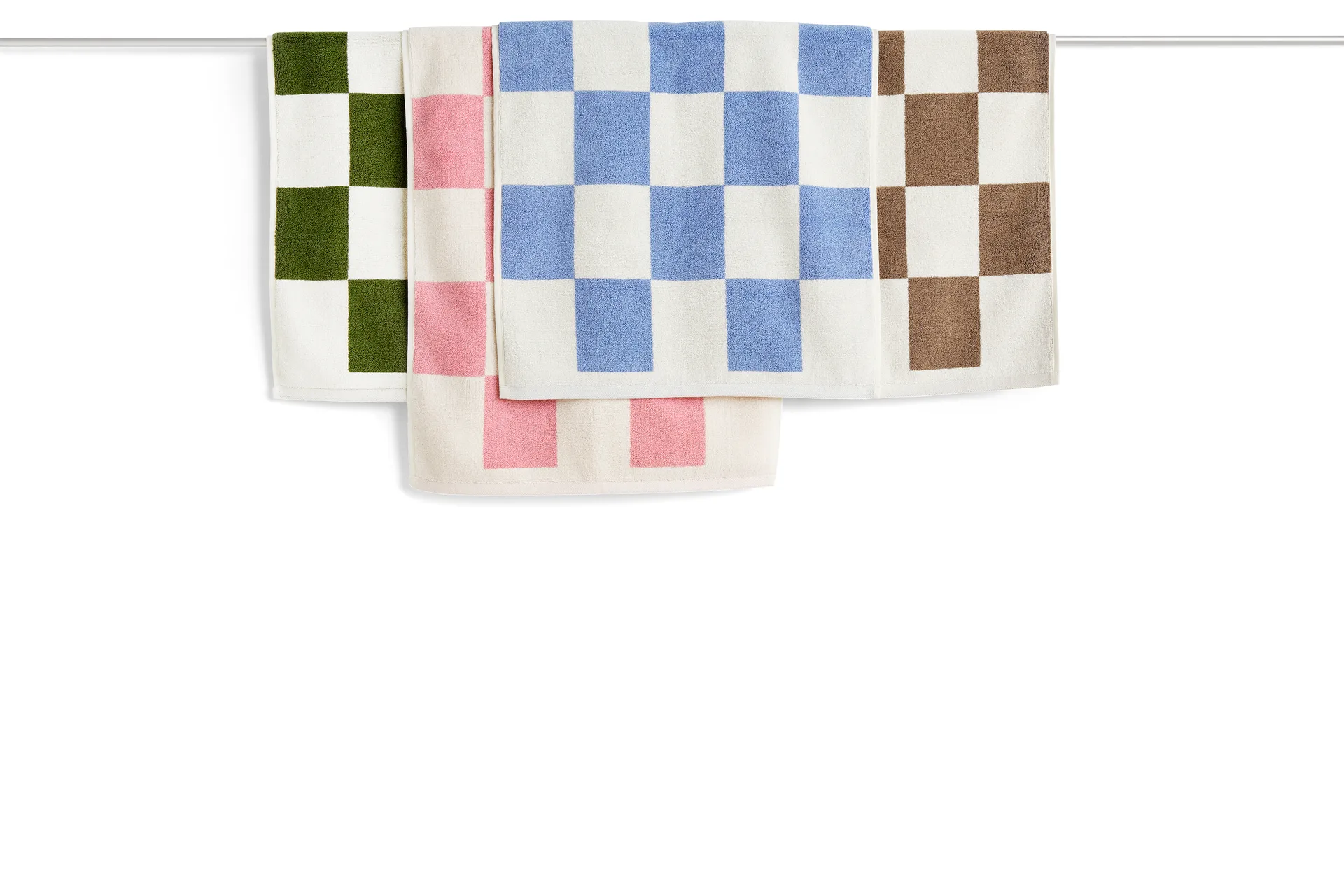 Alfombra de baño Check 50x90 cm, Cappuccino HAY