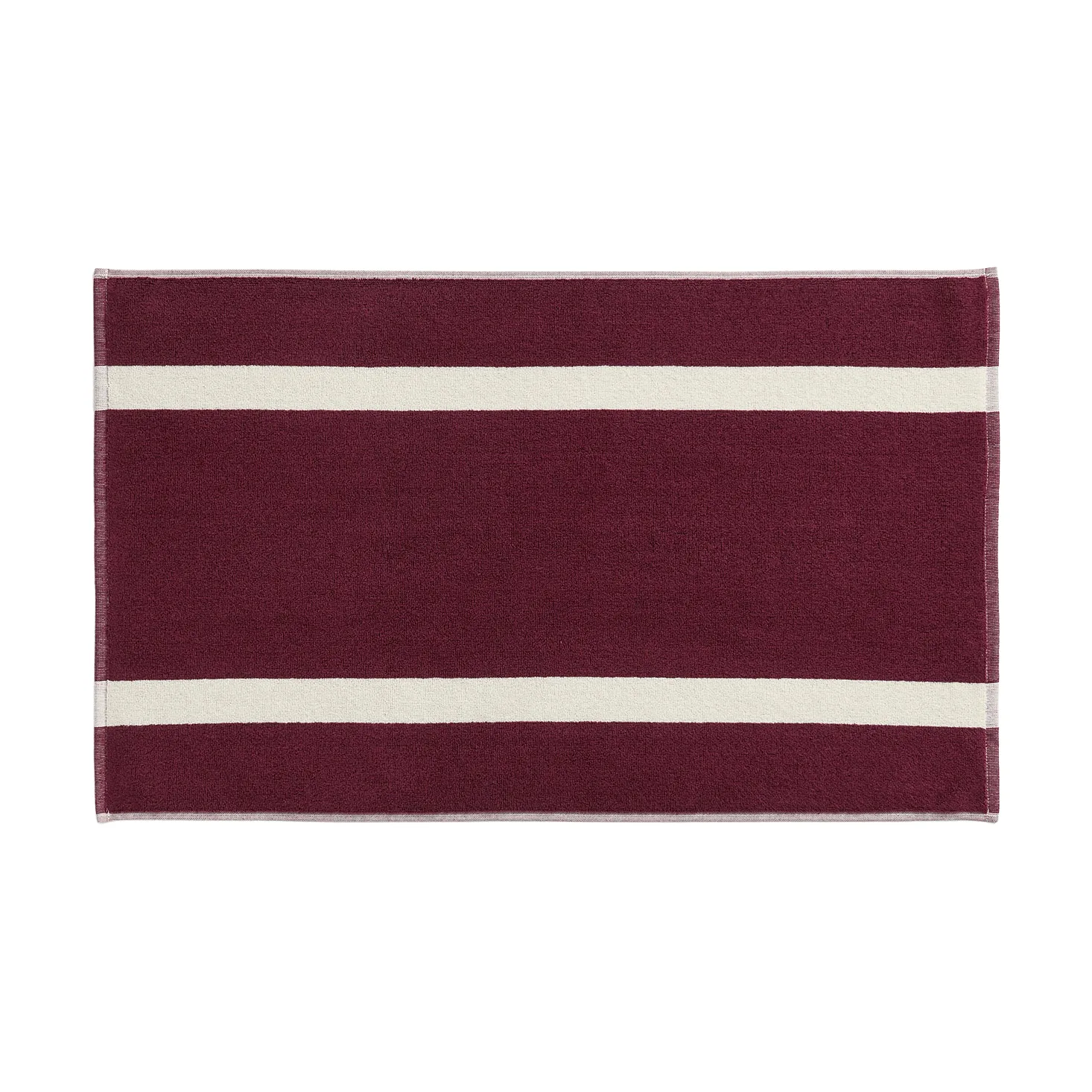alfombra de baño Stripe, Burgundy, 50x80 cm HAY