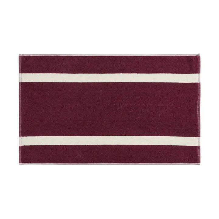 alfombra de baño Stripe - Burgundy, 50x80 cm - HAY