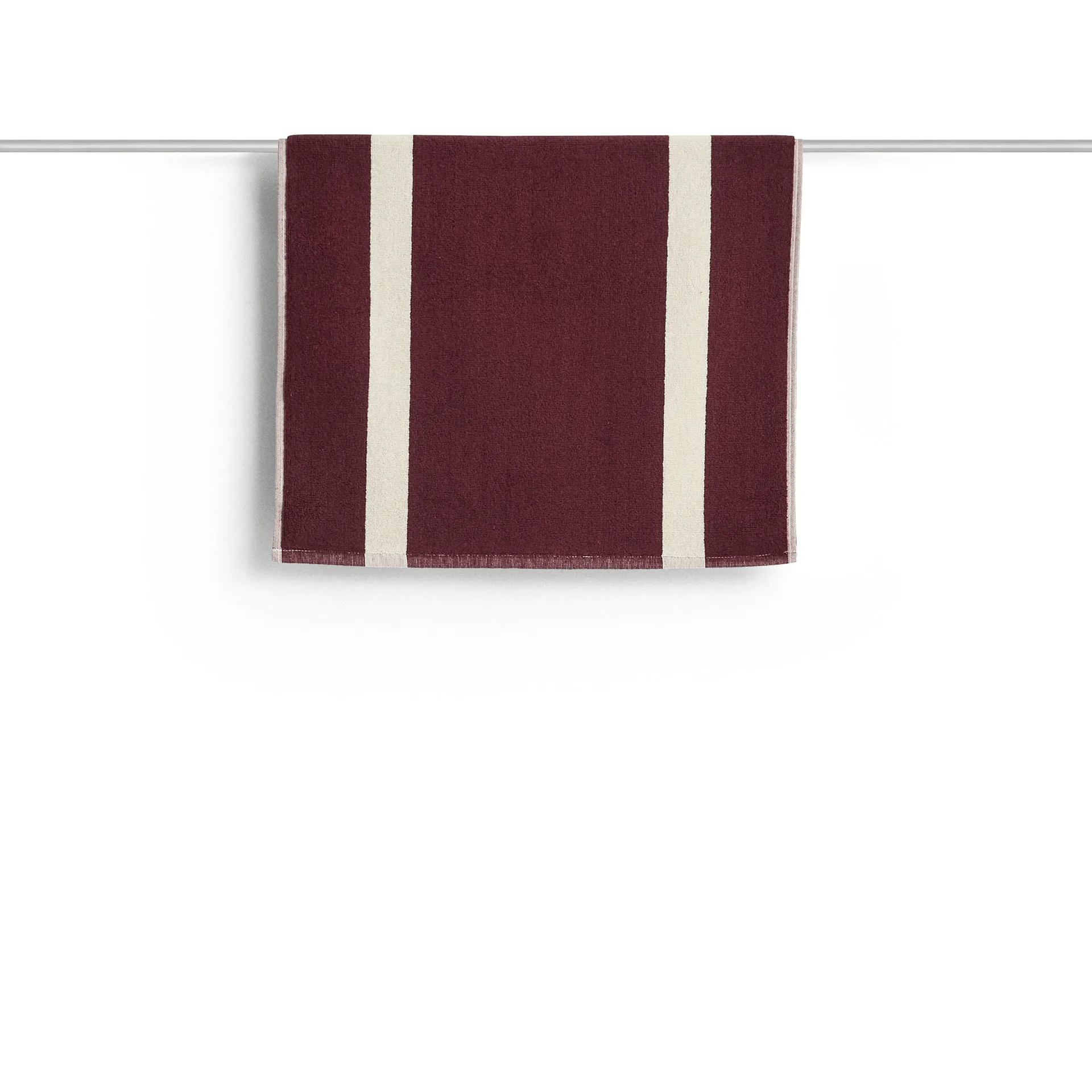 alfombra de baño Stripe, Burgundy, 50x80 cm HAY