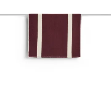 alfombra de baño Stripe - Burgundy, 50x80 cm - HAY