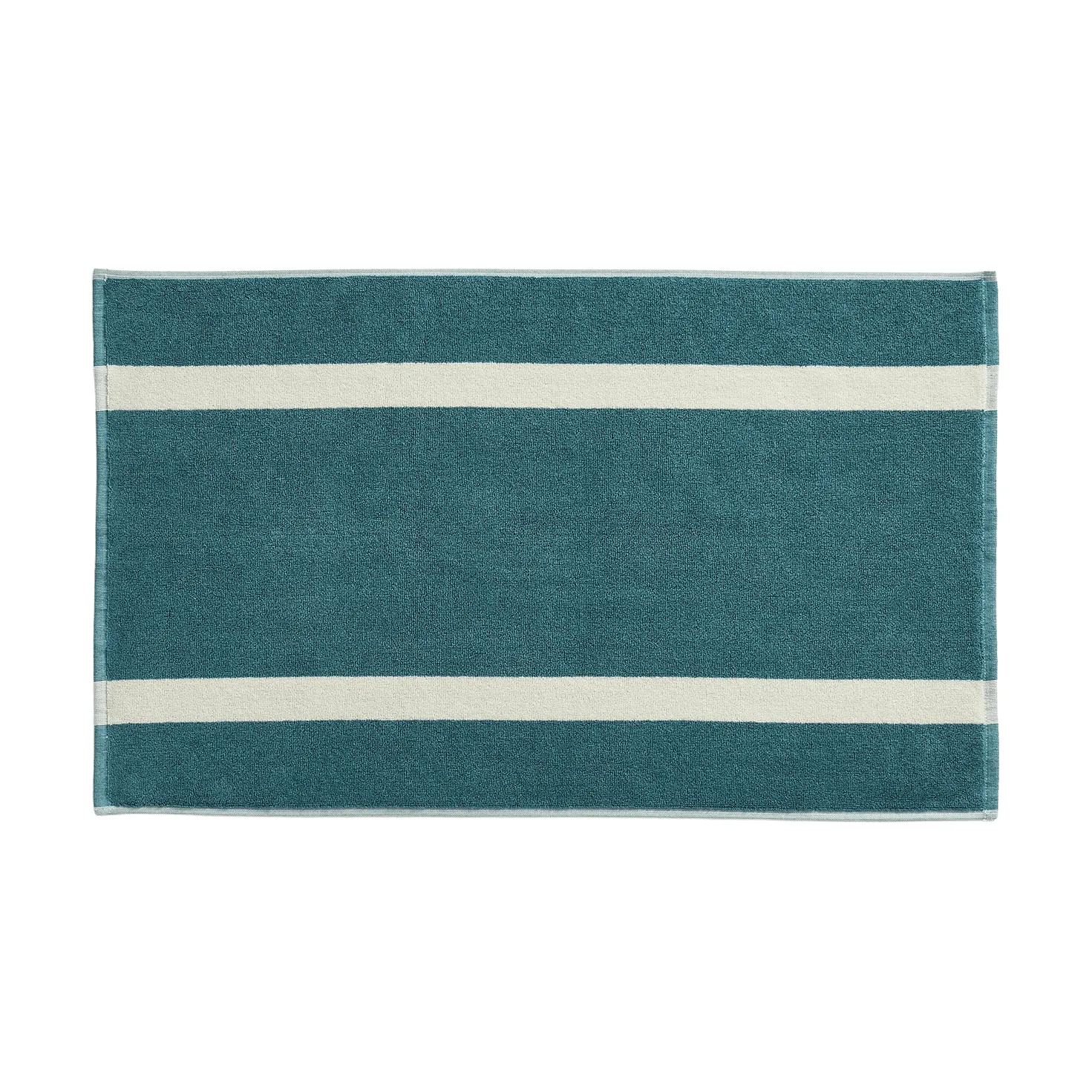 alfombra de baño Stripe, Petrol blue, 50x80 cm HAY