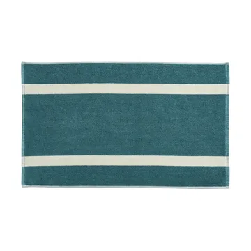 alfombra de baño Stripe - Petrol blue, 50x80 cm - HAY
