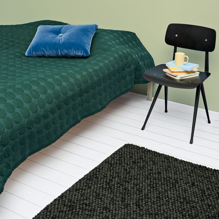 Alfombra de lana Peas 200x300 cm, Dark green HAY