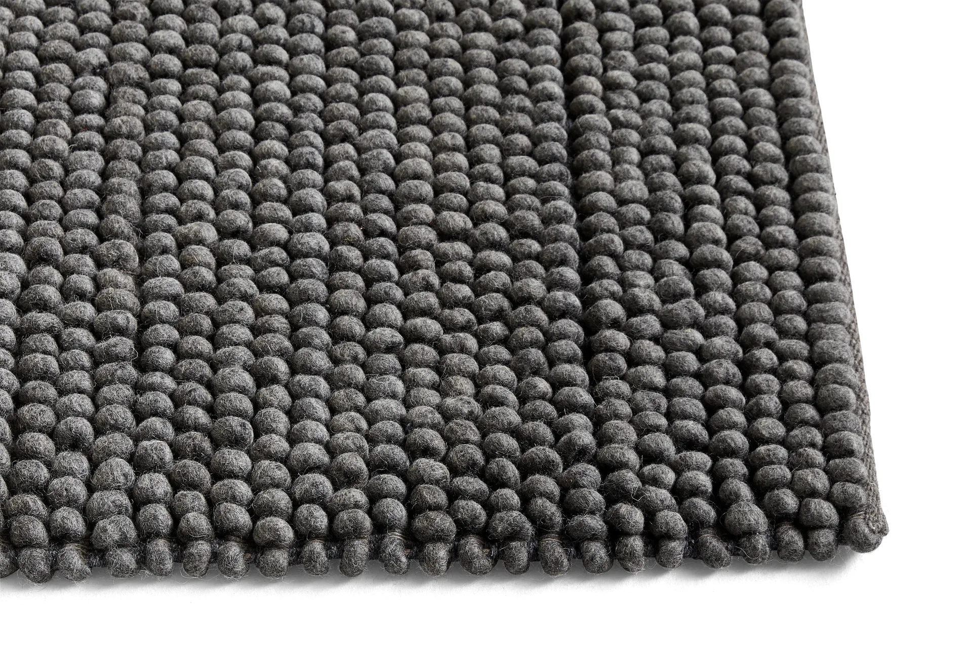 Alfombra de lana Peas 200x300 cm, Dark grey HAY