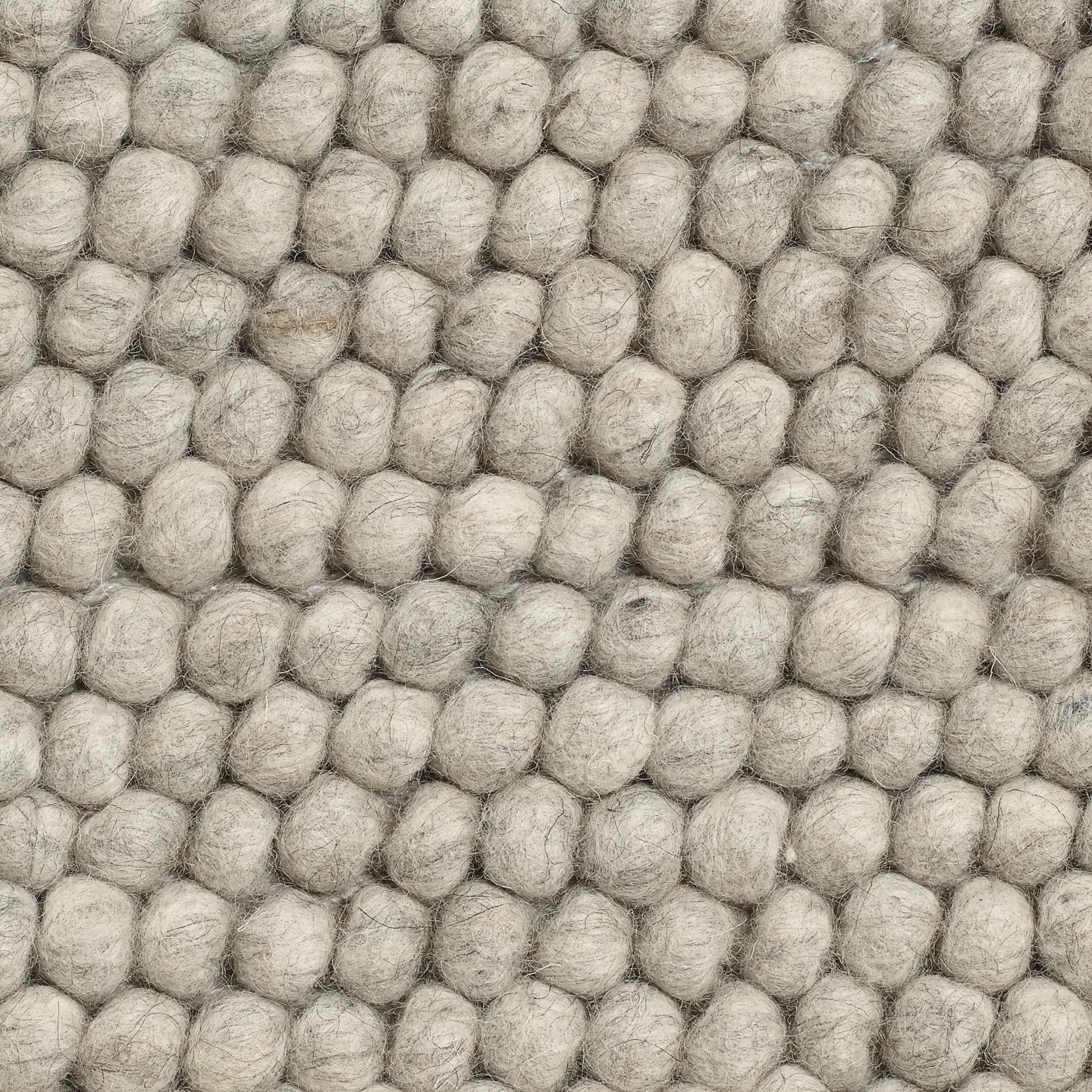 Alfombra de lana Peas 200x300 cm, Soft grey HAY