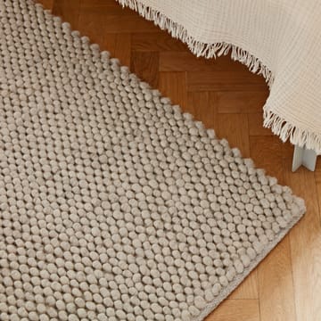 Alfombra de lana Peas 80 x 140 cm - Soft grey - HAY