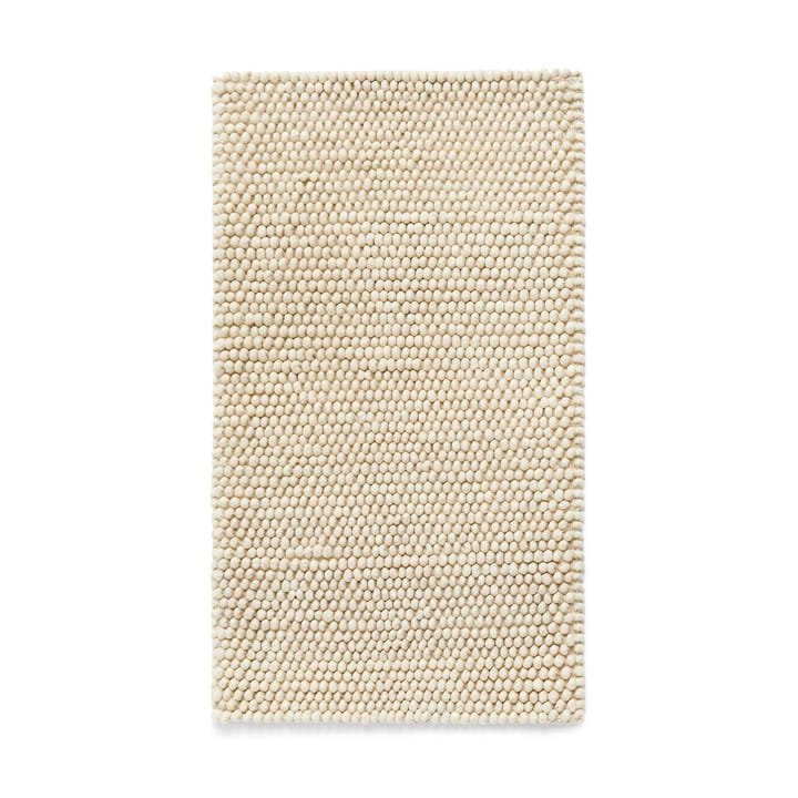 Alfombra de lana Peas 80 x 140 cm - Soft grey - HAY