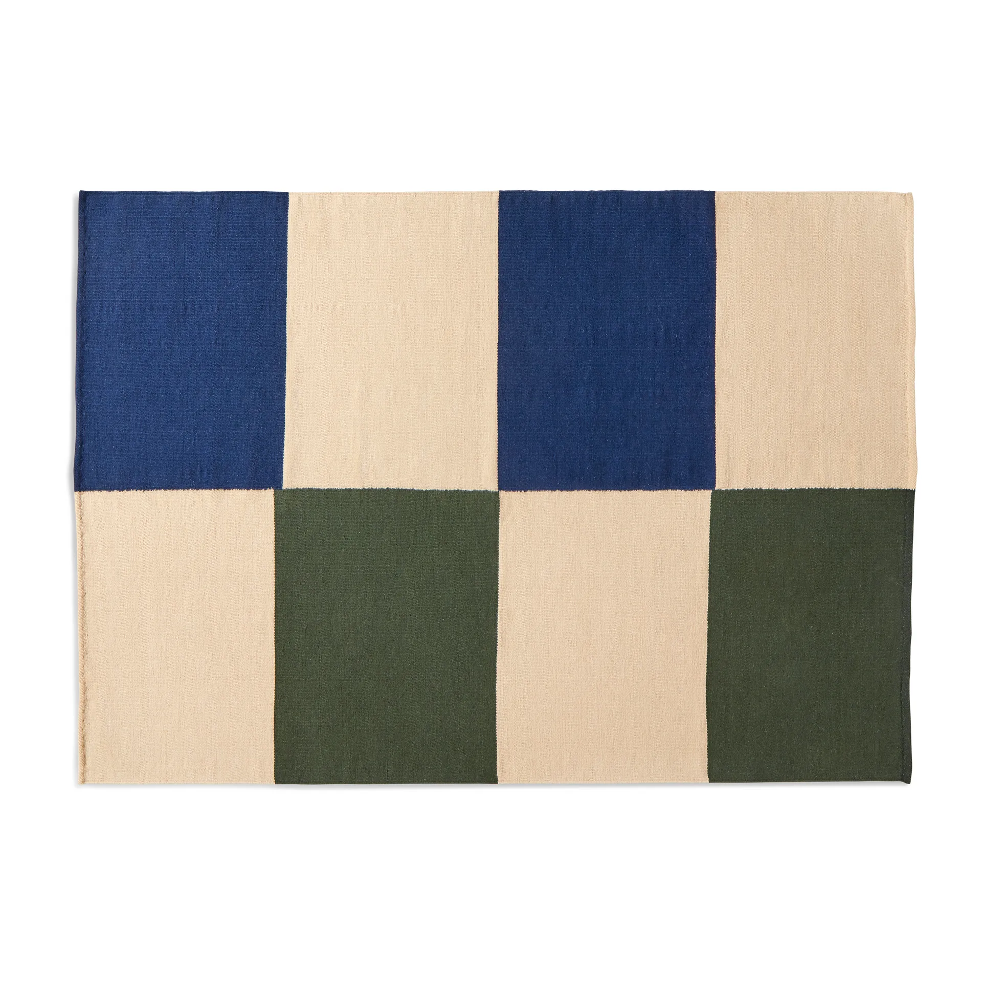 Alfombra Ethan Cook Flat Works 170x240 cm, Peach green check HAY