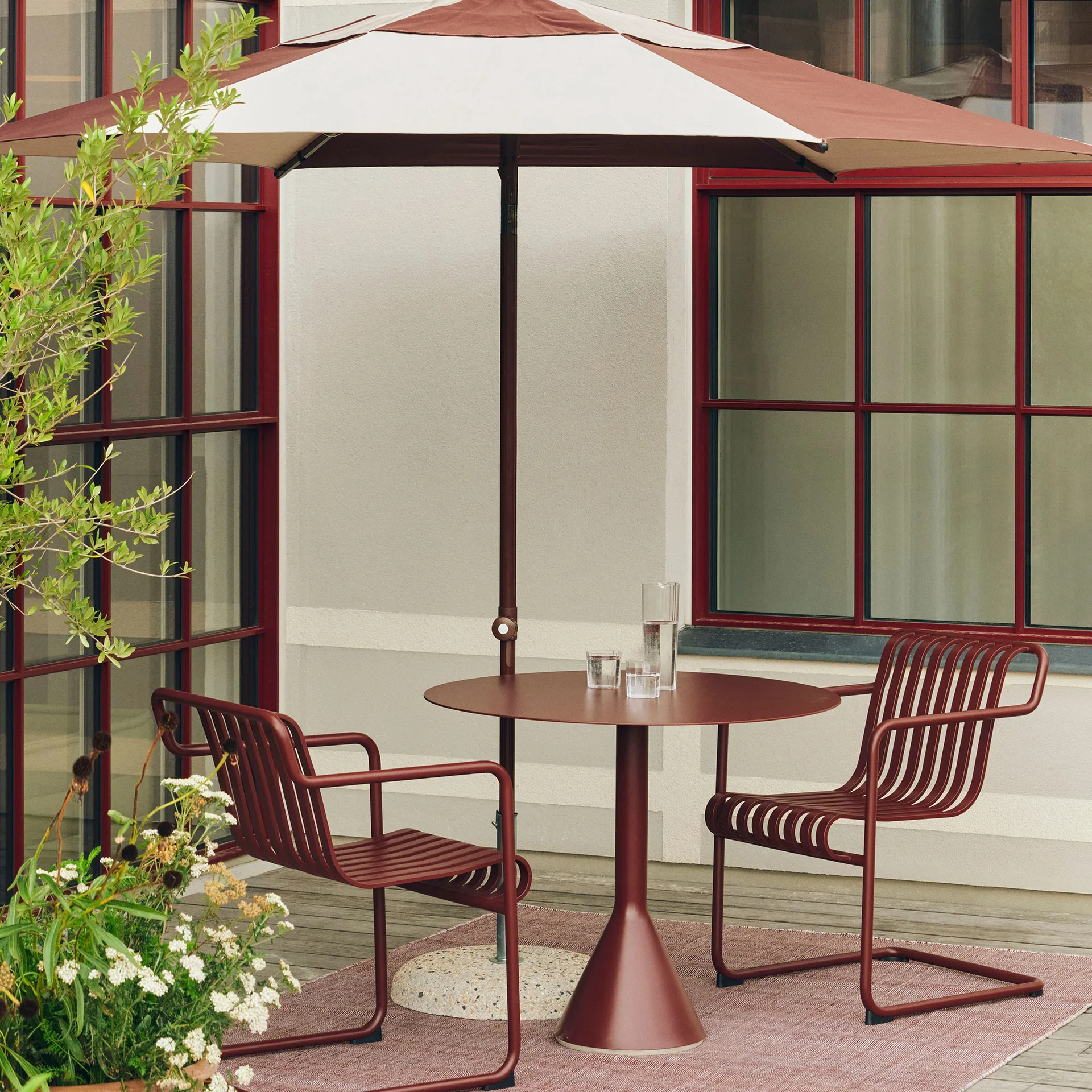 Alfombra Haze, Rojo hierro, 200x300 cm HAY