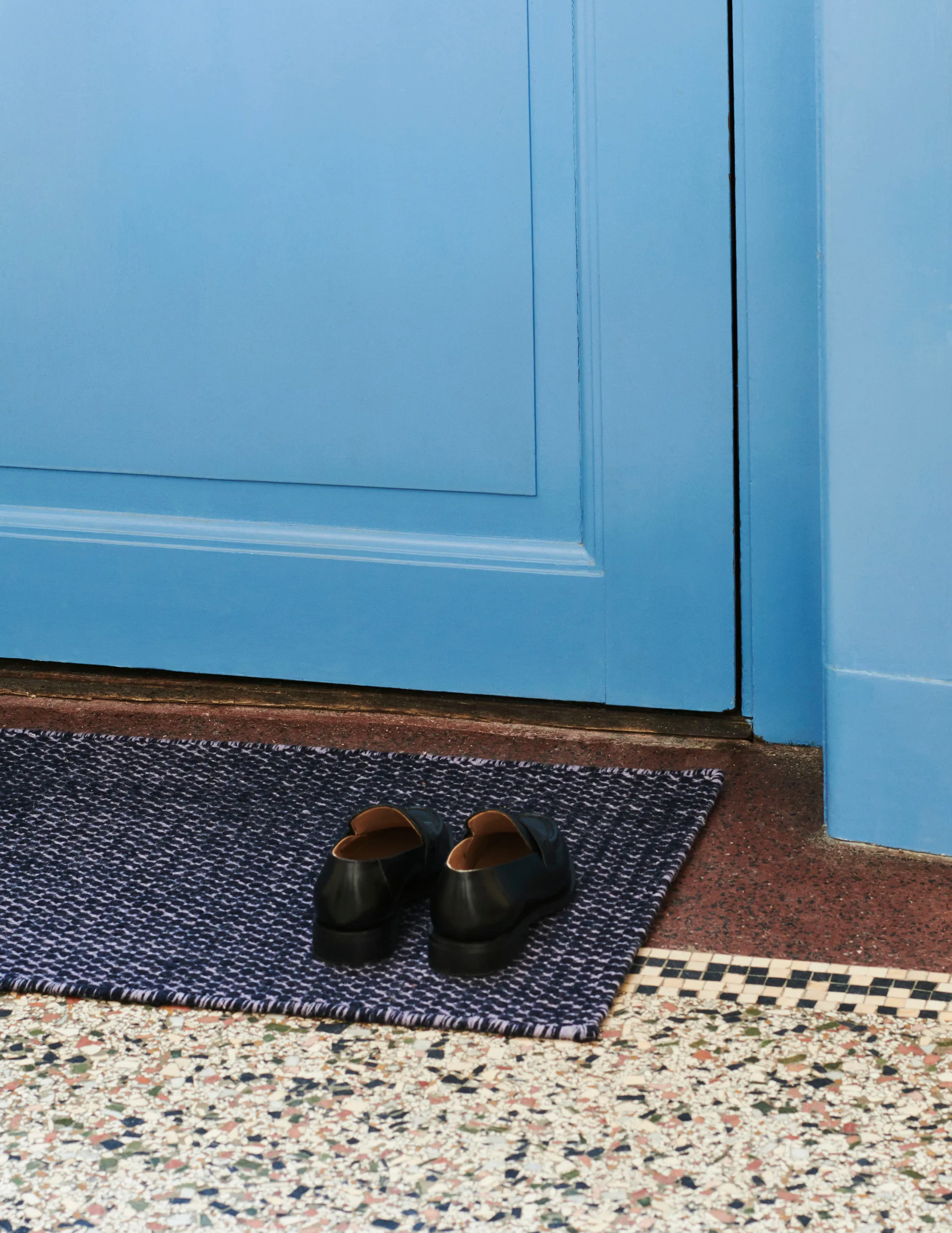 Alfombra kelim Moiré 52x95 cm, Lilac HAY