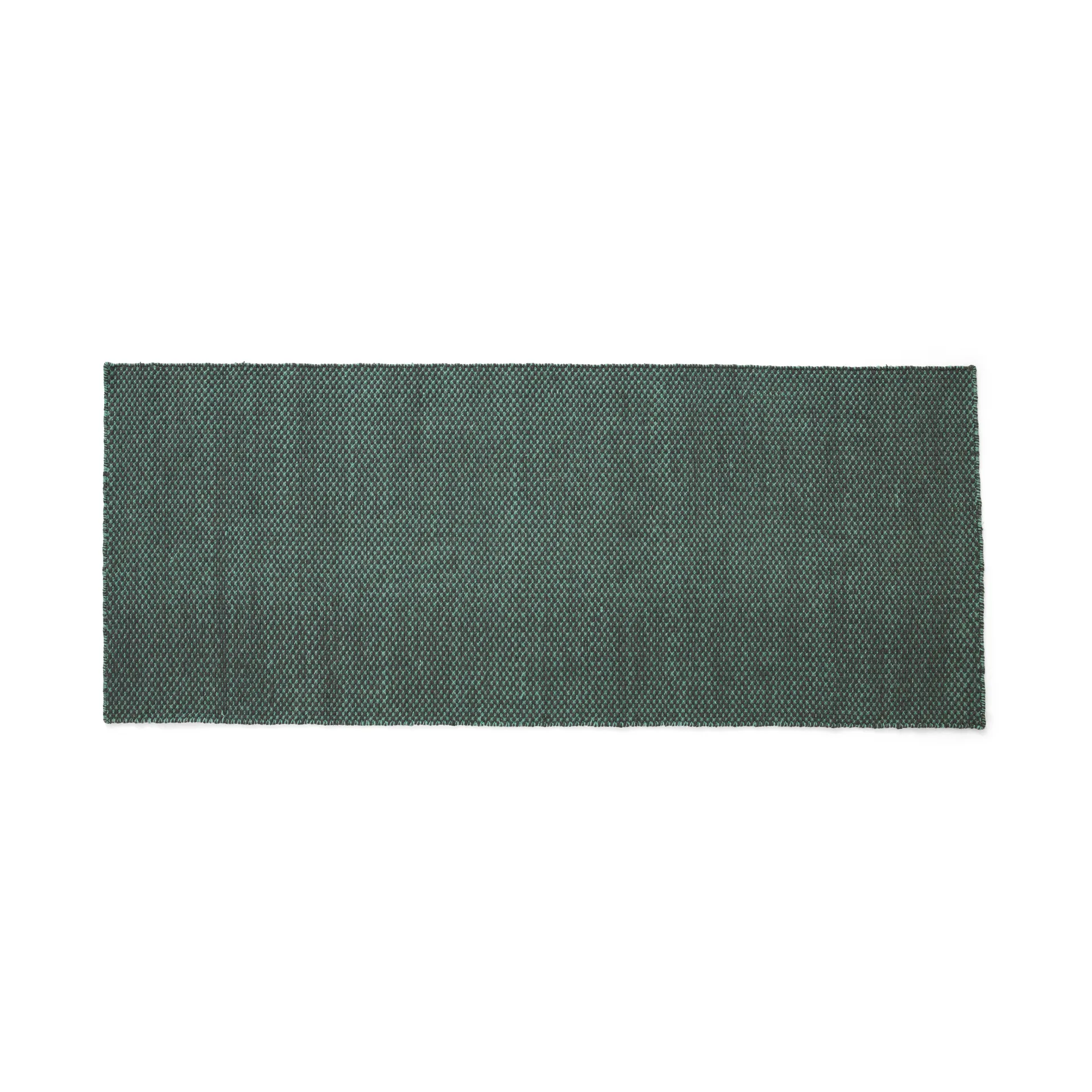 Alfombra kelim Moiré 80x200 cm, Emerald green HAY