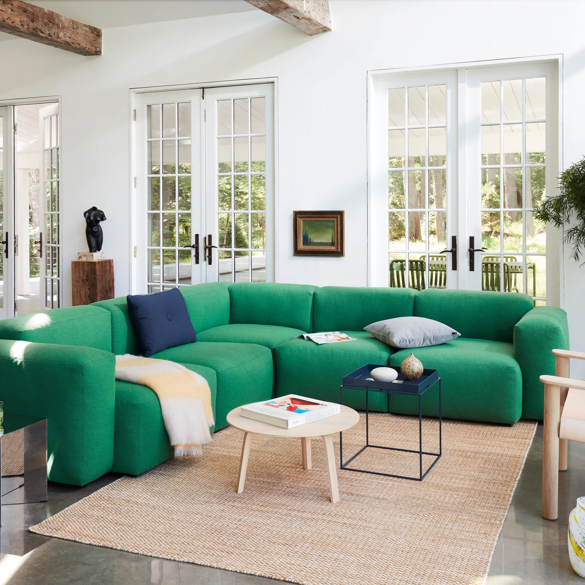 Alfombra Moiré 140 x 200 cm, Amarillo HAY