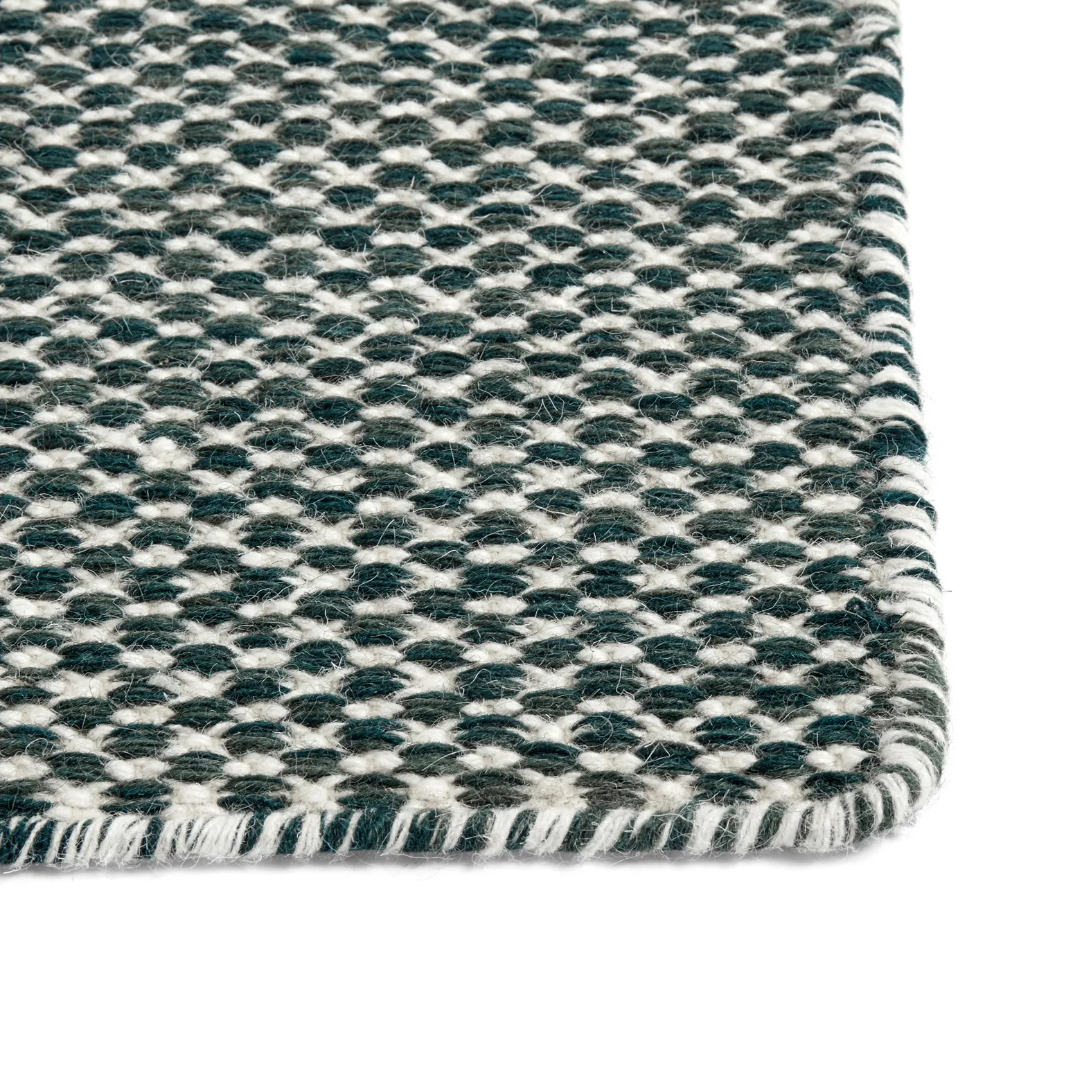 Alfombra Moiré 140 x 200 cm, Verde oscuro HAY